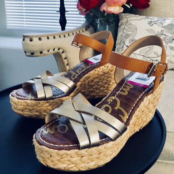 sam edelman darline platform wedge sandal